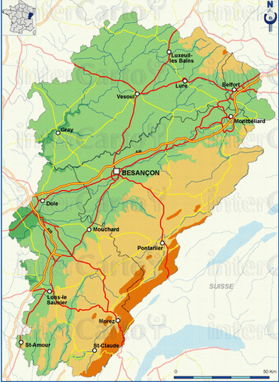 Région de Franche-Comté
